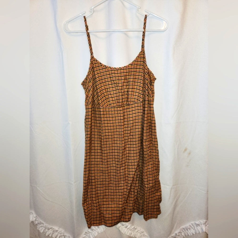 Short Plaid Dress